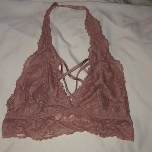 PINK strappy bralette